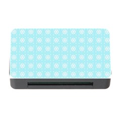 Snowflakes Paper Christmas Paper Memory Card Reader With Cf by Sapixe