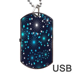 Wallpaper Background Abstract Dog Tag Usb Flash (one Side) by Sapixe