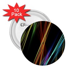 Lines Rays Background Light 2 25  Buttons (10 Pack)  by Sapixe