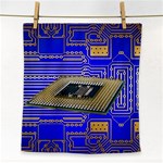 Processor Cpu Board Circuits Face Towel Front