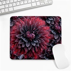 Flower Fractals Pattern Design Creative Large Mousepads by Sapixe