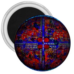 Board Interfaces Digital Global 3  Magnets by Sapixe
