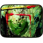 Continental Breakfast 6 Double Sided Fleece Blanket (Mini)  35 x27  Blanket Front