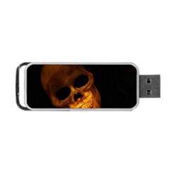 Laughing Skull Portable Usb Flash (one Side) by StarvingArtisan