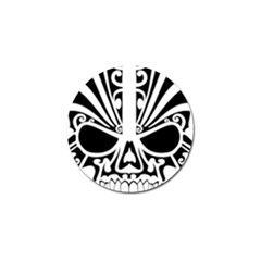 Tribal Sugar Skull Golf Ball Marker (4 Pack) by StarvingArtisan