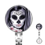 Sugar Skull Stainless Steel Nurses Watch Front