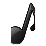 Music Note  Memory Card Reader Front