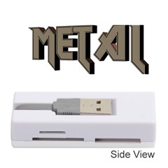 Heavy Metal  Memory Card Reader (stick)  by StarvingArtisan