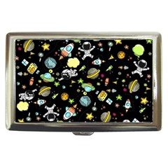 Space Pattern Cigarette Money Cases by Valentinaart