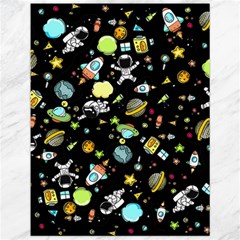 Space Pattern Canvas 12  X 16   by Valentinaart
