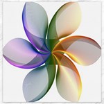 Abstract Geometric Line Art Canvas 16  x 16   15.2 x15.41  Canvas - 1