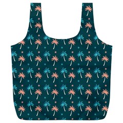 Summer Palms Pattern Full Print Recycle Bags (l)  by TastefulDesigns