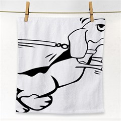 Dog Leash Lead Running Animal Face Towel by Nexatart