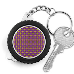 Purple Yellow Swirl Pattern Measuring Tape by BrightVibesDesign