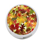 Autumn Fall Leaves 4-Port USB Hub (Two Sides)  Front