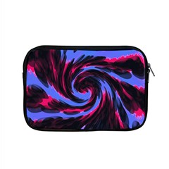 Swirl Black Blue Pink Apple Macbook Pro 15  Zipper Case by BrightVibesDesign
