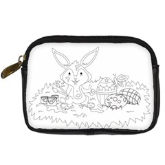 Coloring Picture Easter Easter Bunny Digital Camera Cases by Sapixe