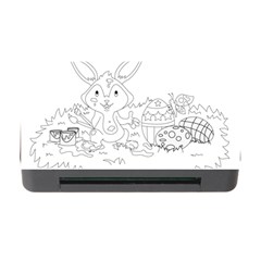 Coloring Picture Easter Easter Bunny Memory Card Reader With Cf by Sapixe