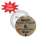 Motivational Calligraphy Grunge 1.75  Buttons (100 pack)  Front