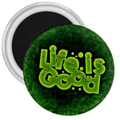 Motivation Live Courage Enjoy Life 3  Magnets by Sapixe
