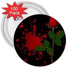 Background Texture Stain 3  Buttons (100 Pack)  by Sapixe