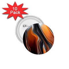 Fractal Structure Mathematics 1 75  Buttons (10 Pack) by Sapixe