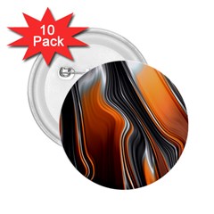 Fractal Structure Mathematics 2 25  Buttons (10 Pack)  by Sapixe