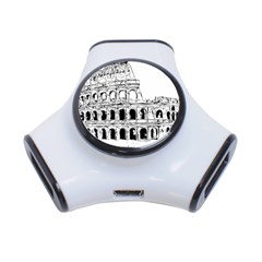 Line Art Architecture 3-port Usb Hub by Sapixe