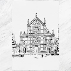 Line Art Architecture Church Italy Canvas 12  X 18   by Sapixe