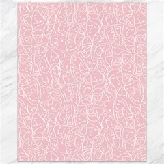 Elios Shirt Faces In White Outlines On Pale Pink Cmbyn Canvas 16  X 20   by PodArtist