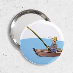 Fishing Fish Fisherman Boat Mare 2 25  Handbag Mirrors by Sapixe