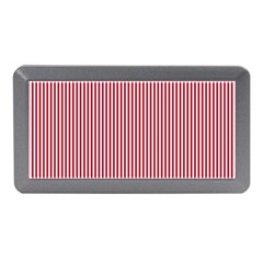 Usa Flag Red And White Stripes Memory Card Reader (mini) by PodArtist