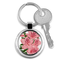Flower Plant Blossom Bloom Vintage Key Chains (round)  by Sapixe