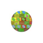 Easter Egg Happy Easter Colorful Golf Ball Marker (4 pack) Front