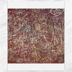 Metal Article Figure Old Red Wall Canvas 11  X 14   by Sapixe