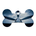 Propeller - Sky Challenger Dog Tag Bone (Two Sides) Back