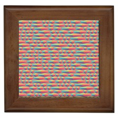Background Abstract Colorful Framed Tiles by Nexatart