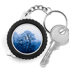 Nature Inspiration Trees Blue Measuring Tape by Nexatart