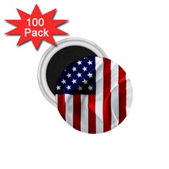 American Usa Flag Vertical 1 75  Magnets (100 Pack)  by FunnyCow