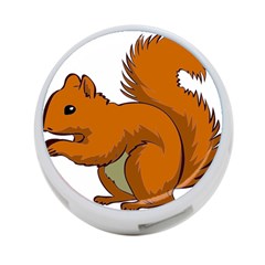 Squirrel Animal Pet 4-port Usb Hub (one Side) by Sapixe