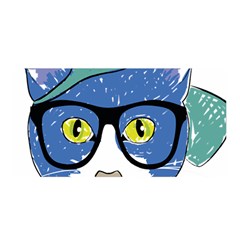 Drawing Cat Pet Feline Pencil Satin Wrap by Sapixe
