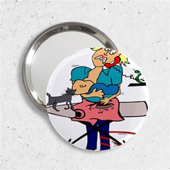 Housewife Multitasking Woman 2 25  Handbag Mirrors by Sapixe