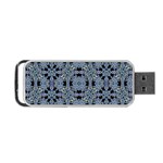 Oriental Ornate Pattern Portable USB Flash (Two Sides) Back