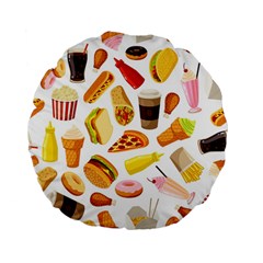 53356631 L Standard 15  Premium Flano Round Cushions by caloriefreedresses