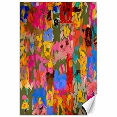 Coloful Strokes Canvas                                    Canvas 20  X 30  by LalyLauraFLM