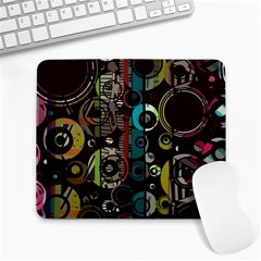 Circles Texture                                          Large Mousepad by LalyLauraFLM