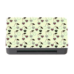 Heart Cherries Mint Memory Card Reader With Cf by snowwhitegirl
