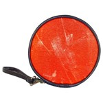 Grunge Red Tarpaulin Texture Classic 20-CD Wallets Front
