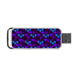 Night Cherries Portable Usb Flash (two Sides) by snowwhitegirl