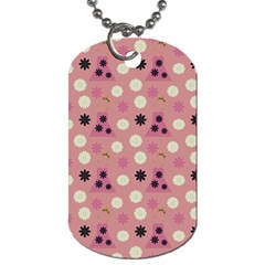 Mauve Dress Dog Tag (one Side) by snowwhitegirl